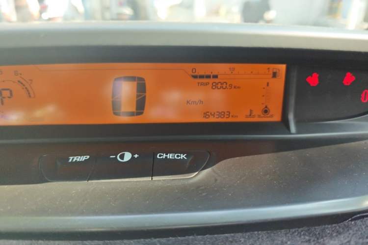 Used Citroen C-Quatre 2013 Sedan 1.6L Automatic Prestige Model Odometer Close Up