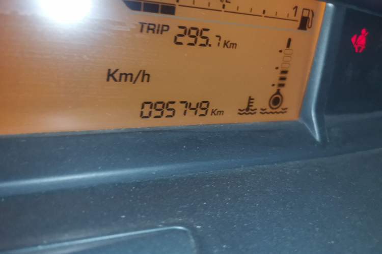 Used Citroen C-Quatre 2013 Sedan 1.6L Manual - Prestige Model Odometer Close Up