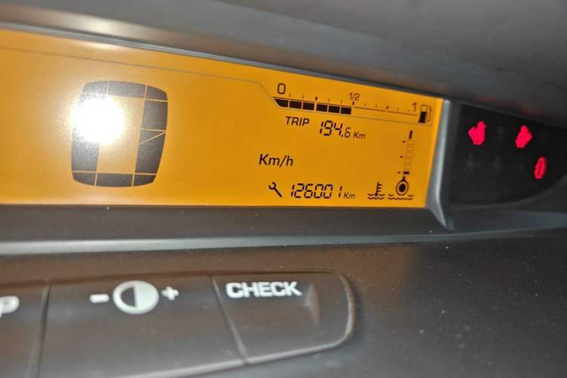Used Citroen C-Quatre 2013 Sedan 1.6L Automatic Prestige Model Odometer Close Up