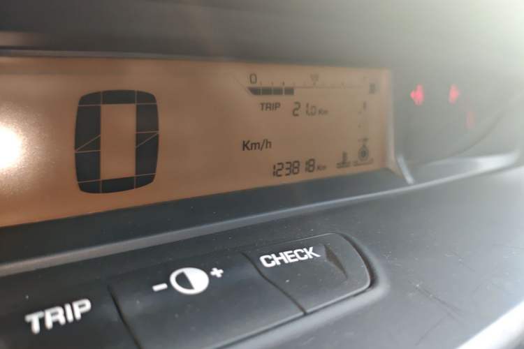 Used Citroen C-Quatre 2013 Sedan 1.6L Manual - Prestige Model Odometer Close Up