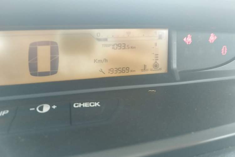 Used Citroen C-Quatre 2013 Sedan 1.6L Automatic Prestige Model Odometer Close Up