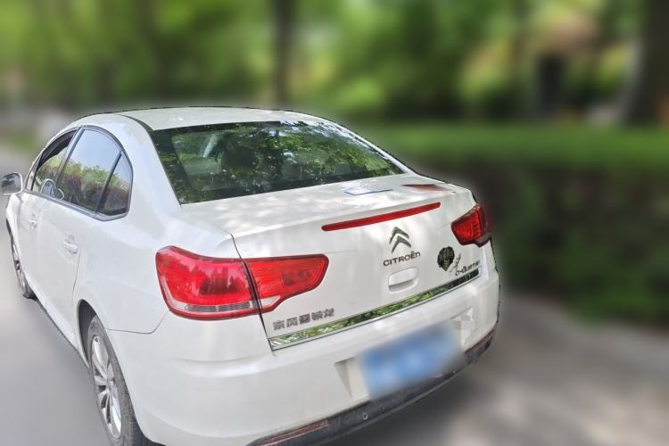 Used Citroen C-Quatre 2013 Sedan 1.6L Automatic Prestige Model Rear Left 45 Deg