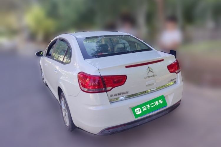 Used Citroen C-Quatre 2013 Sedan 1.6L Automatic Prestige Model Rear Left 45 Deg