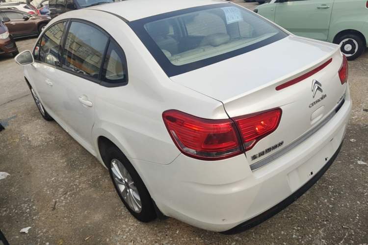 Used Citroen C-Quatre 2013 Sedan 1.6L Automatic Prestige Model Rear Left 45 Deg