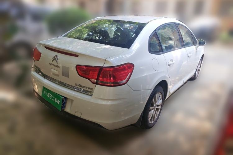 Used Citroen C-Quatre 2013 Sedan 1.6L Manual - Prestige Model Rear Right 45 Deg