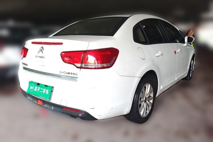 Used Citroen C-Quatre 2013 Sedan 1.6L Manual - Prestige Model Rear Right 45 Deg