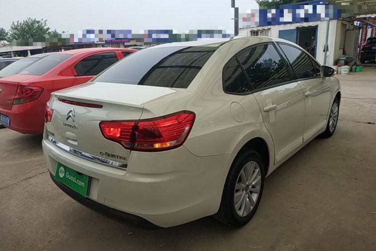 Used Citroen C-Quatre 2013 Sedan 1.6L Manual - Prestige Model Rear Right 45 Deg