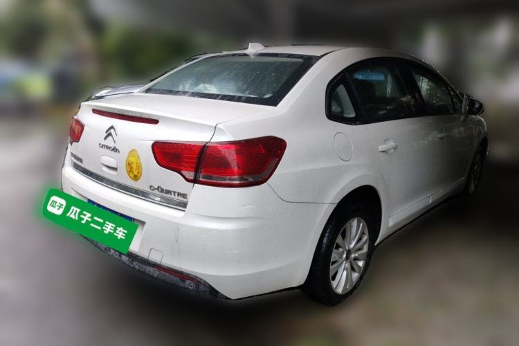 Used Citroen C-Quatre 2013 Sedan 1.6L Manual - Prestige Model Rear Right 45 Deg