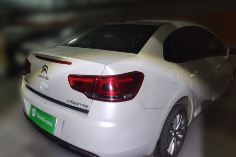 Used Citroen C-Quatre 2013 Sedan 1.6L Manual - Prestige Model Rear Right 45 Deg