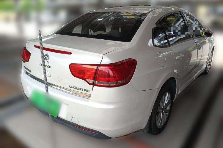Used Citroen C-Quatre 2013 Sedan 1.6L Manual - Prestige Model Rear Right 45 Deg