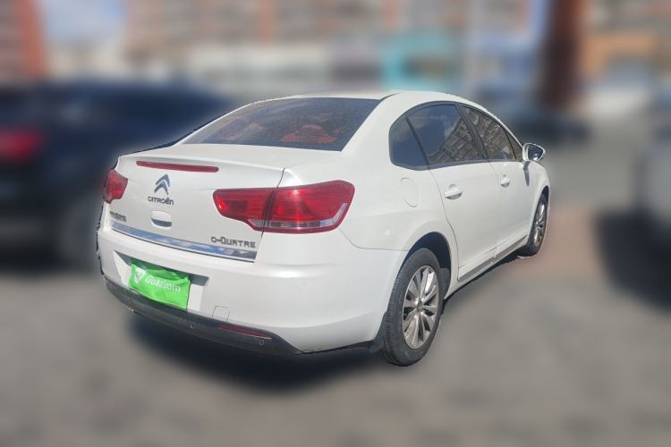 Used Citroen C-Quatre 2013 Sedan 1.6L Manual - Prestige Model Rear Right 45 Deg