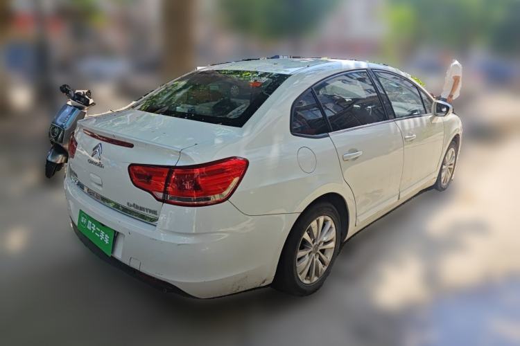 Used Citroen C-Quatre 2013 Sedan 1.6L Manual - Prestige Model Rear Right 45 Deg