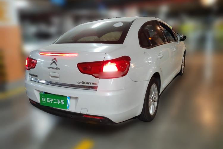 Used Citroen C-Quatre 2013 1.6L Manual Prestige CNG Model Rear Right 45 Deg