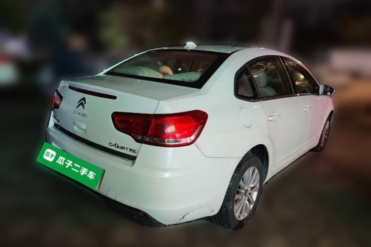 Used Citroen C-Quatre 2013 Sedan 1.6L Manual - Prestige Model Rear Right 45 Deg