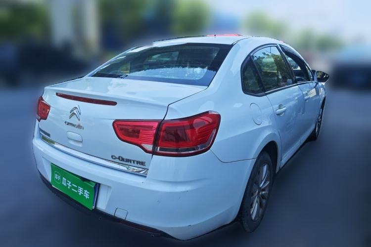 Used Citroen C-Quatre 2013 Sedan 1.6L Manual - Prestige Model Rear Right 45 Deg