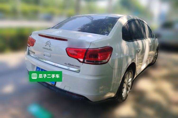 Used Citroen C-Quatre 2013 Sedan 1.6L Automatic Prestige Model Rear Right 45 Deg
