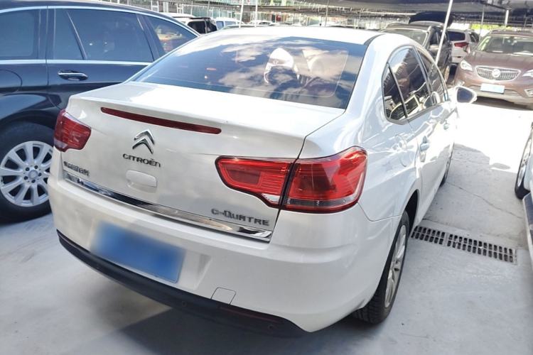 Used Citroen C-Quatre 2013 Sedan 1.6L Automatic Prestige Model Rear Right 45 Deg