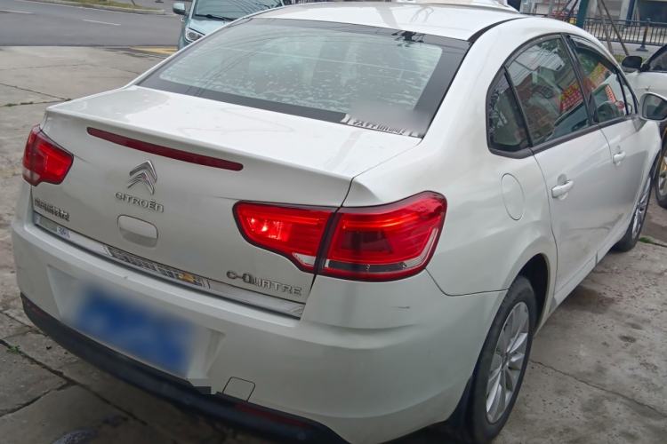 Used Citroen C-Quatre 2013 Sedan 1.6L Automatic Prestige Model Rear Right 45 Deg