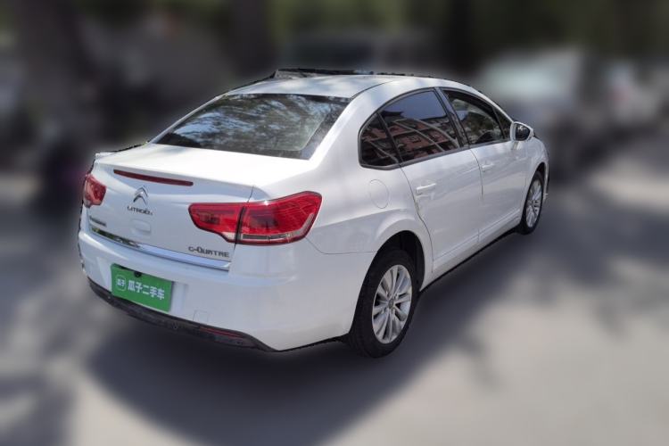 Used Citroen C-Quatre 2013 Sedan 1.6L Automatic Prestige Model Rear Right 45 Deg