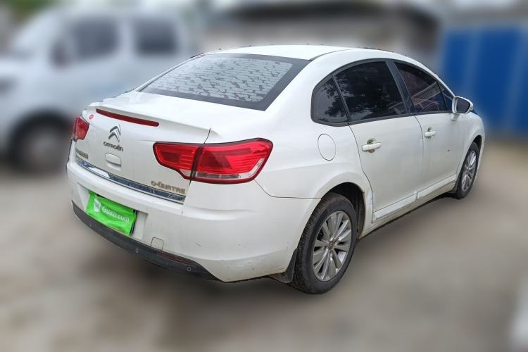 Used Citroen C-Quatre 2013 Sedan 1.6L Manual - Prestige Model Rear Right 45 Deg