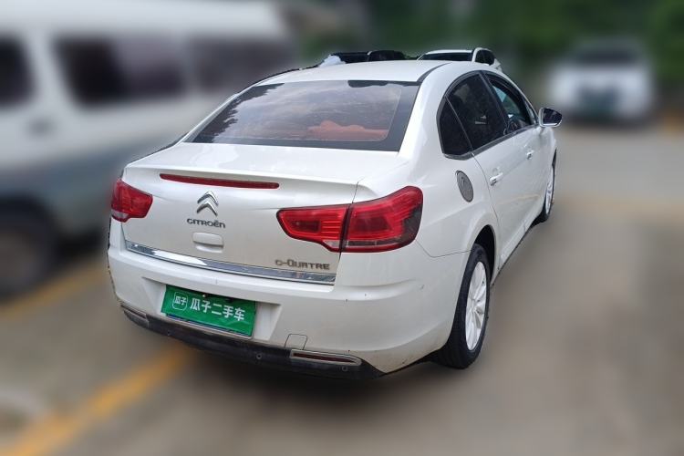 Used Citroen C-Quatre 2013 Sedan 1.6L Manual - Prestige Model Rear Right 45 Deg