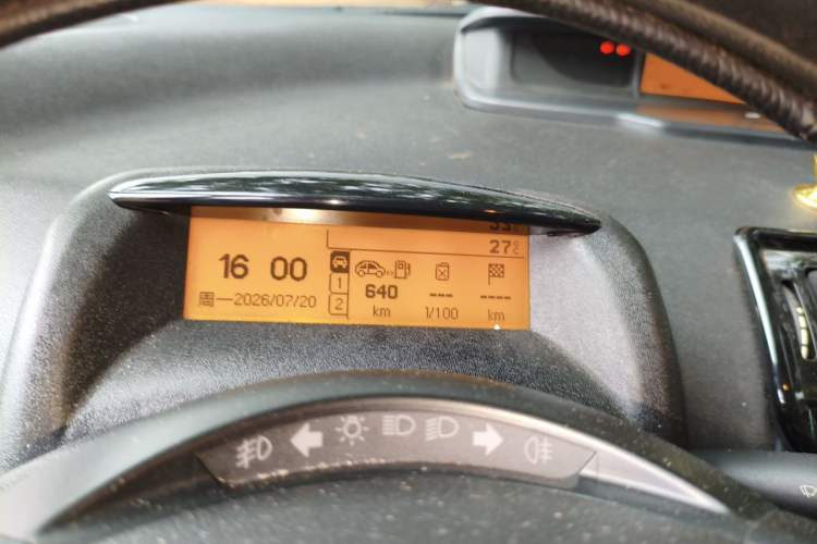 Used Citroen C-Quatre 2014 VTS Version 1.6L Manual - Premium Model Instrument Cluster