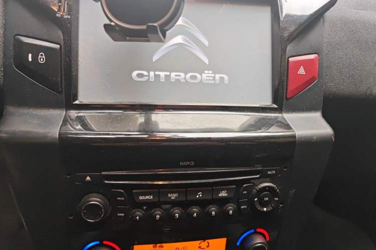 Used Citroen C-Quatre 2014 VTS Version 1.6L Manual Enjoyment Model Audio And AC Panel