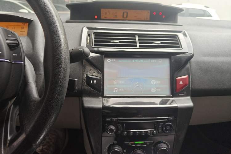 Used Citroen C-Quatre 2014 VTS Version 1.6L Automatic Prestige Model Audio And AC Panel