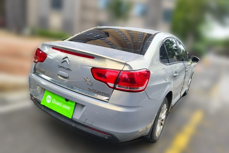 Used Citroen C-Quatre 2016 Classic Sedan 1.6L Automatic Prestige Model Rear Right 45 Deg