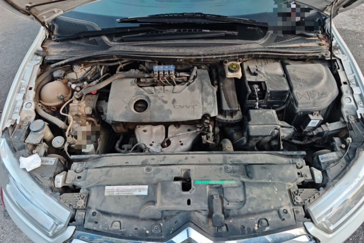 Used Citroen C-Quatre 2016 Classic Sedan 1.6L Manual CNG Engine Bay