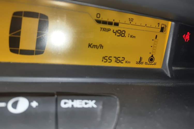 Used Citroen C-Quatre 2016 Classic Sedan 1.6L Manual - Premium Version Odometer Close Up