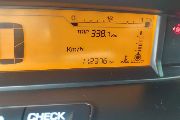 Used Citroen C-Quatre 2016 Classic Sedan 1.6L Manual - Premium Version Odometer Close Up