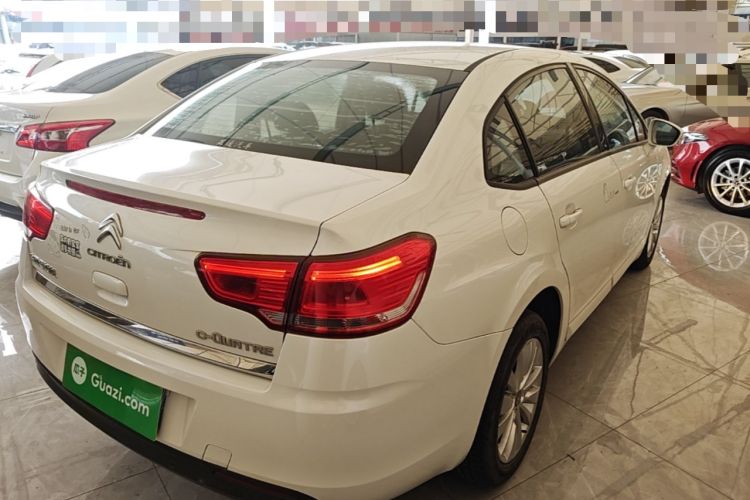 Used Citroen C-Quatre 2016 Classic Sedan 1.6L Manual - Premium Version Rear Right 45 Deg