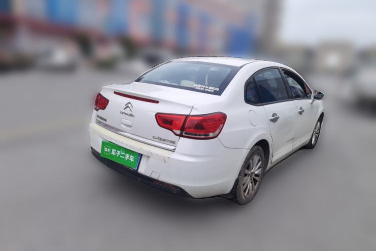 Used Citroen C-Quatre 2016 Classic Sedan 1.6L Manual CNG Rear Right 45 Deg
