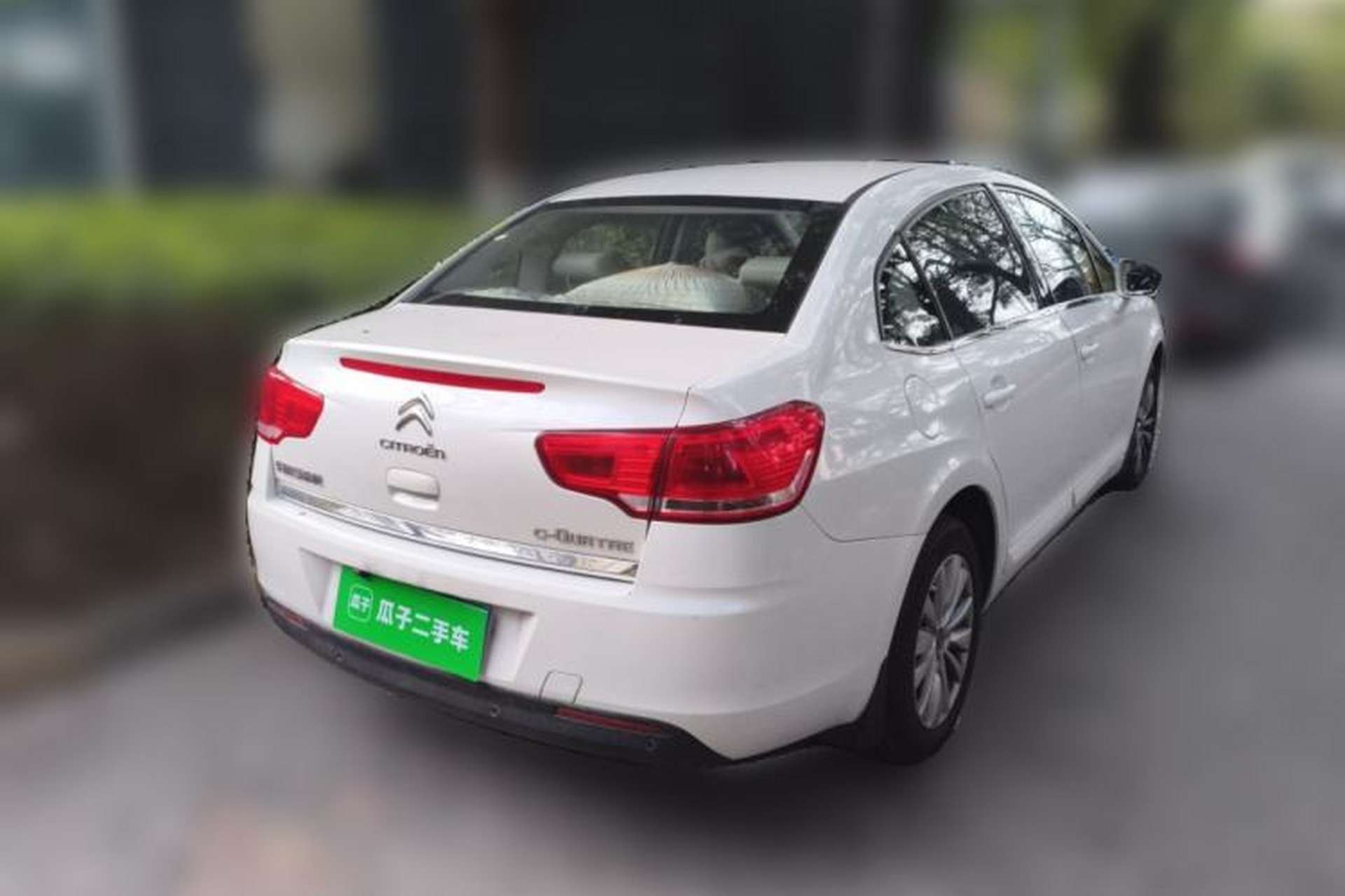Used Citroen C-Quatre 2016 Classic Sedan 1.6L Manual Tech Edition Rear Right 45 Deg