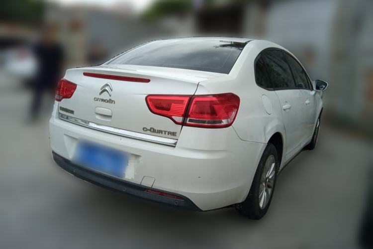 Used Citroen C-Quatre 2016 Classic Sedan 1.6L Manual Tech Edition Rear Right 45 Deg