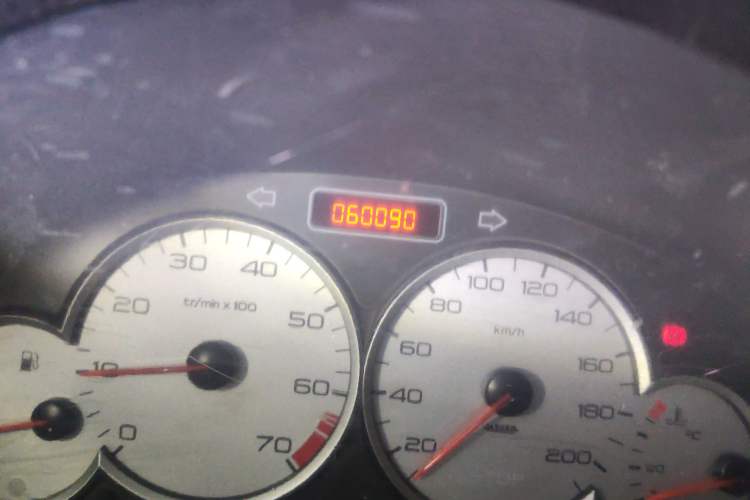 Used Citroen C2 2012 1.4L Manual Sport Model Odometer Close Up