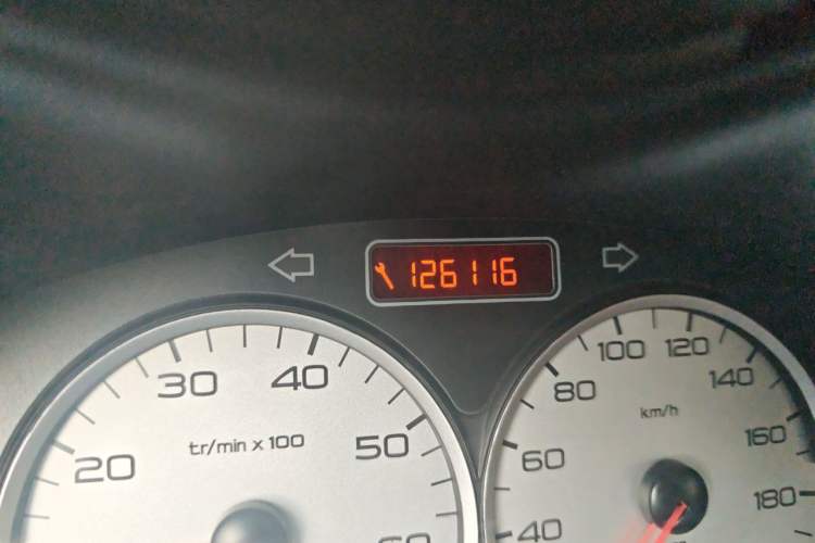 Used Citroen C2 2012 1.4L Manual Sport Model Odometer Close Up