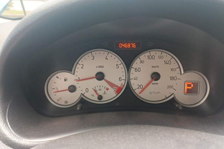 Used Citroen C2 2012 1.6L Automatic Sport Model Odometer Close Up