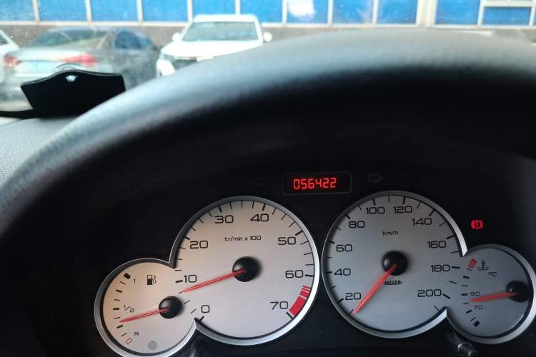 Used Citroen C2 2012 1.4L Manual Sport Model Odometer Close Up