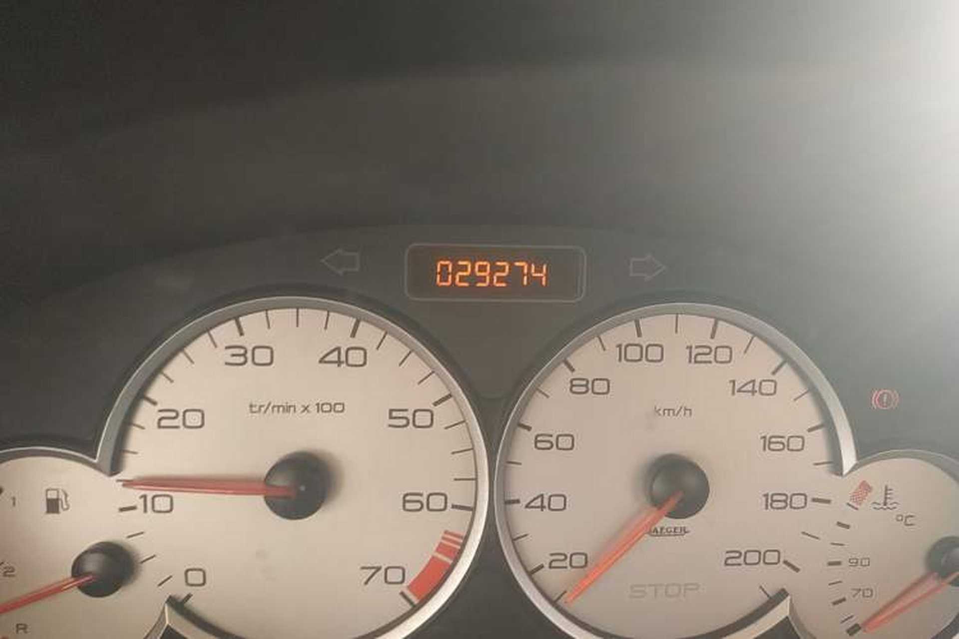 Used Citroen C2 2012 1.4L Manual Sport Model Odometer Close Up