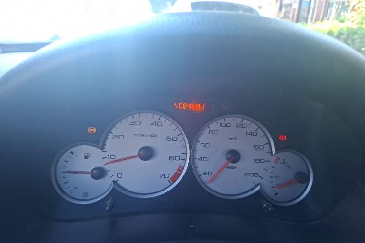 Used Citroen C2 2012 1.4L Manual Sport Model Odometer Close Up