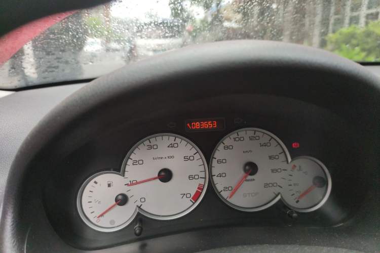 Used Citroen C2 2012 1.4L Manual Sport Model Odometer Close Up