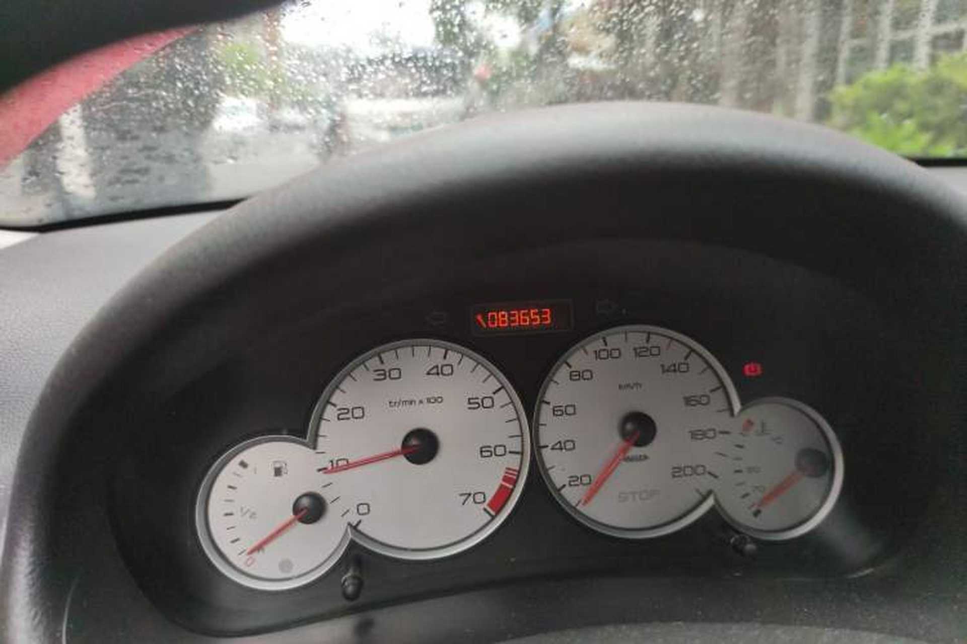 Used Citroen C2 2012 1.4L Manual Sport Model Odometer Close Up