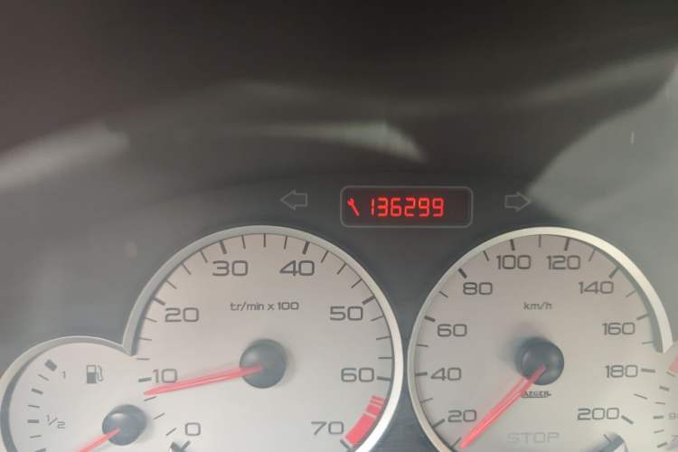 Used Citroen C2 2012 1.4L Manual Sport Model Odometer Close Up