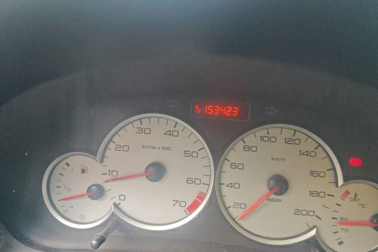 Used Citroen C2 2012 1.4L Manual Sport Model Odometer Close Up