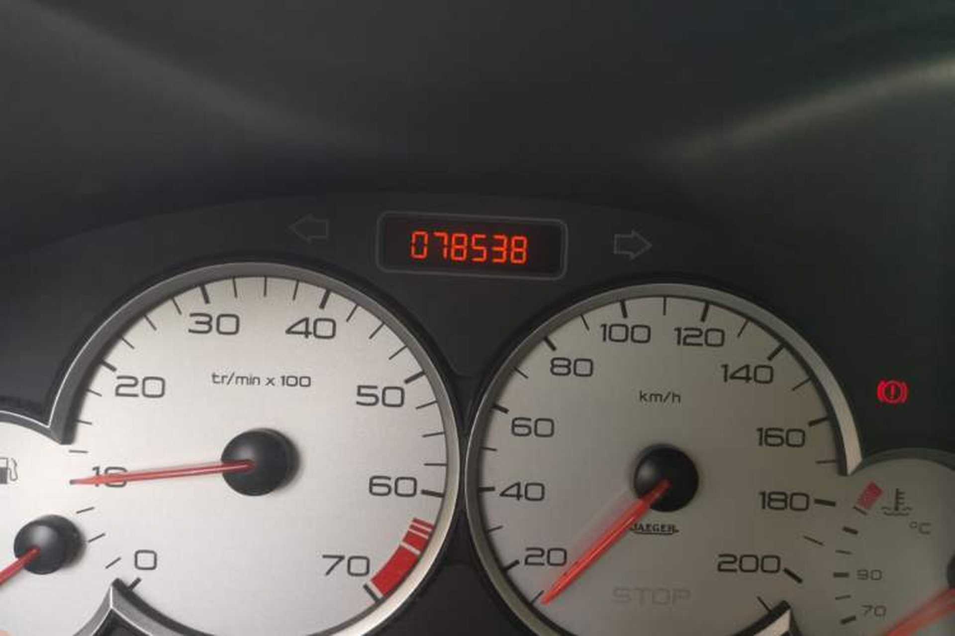 Used Citroen C2 2012 1.4L Manual Sport Model Odometer Close Up