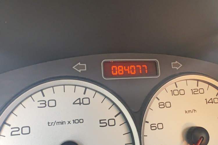 Used Citroen C2 2012 1.4L Manual Sport Model Odometer Close Up