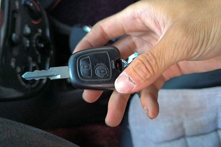 Used Citroen C2 2012 1.6L Automatic Sport Model Vehicle Key