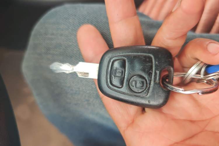 Used Citroen C2 2012 1.4L Manual Sport Model Vehicle Key